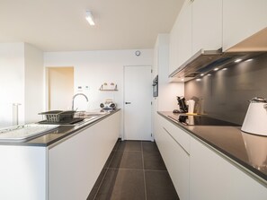 Fridge, microwave, oven, dishwasher - Spacious apartment with sunny terrace (Middelkerke)