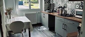 Charming apartment with private parking in Aurillac