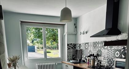 Charming apartment with private parking in Aurillac