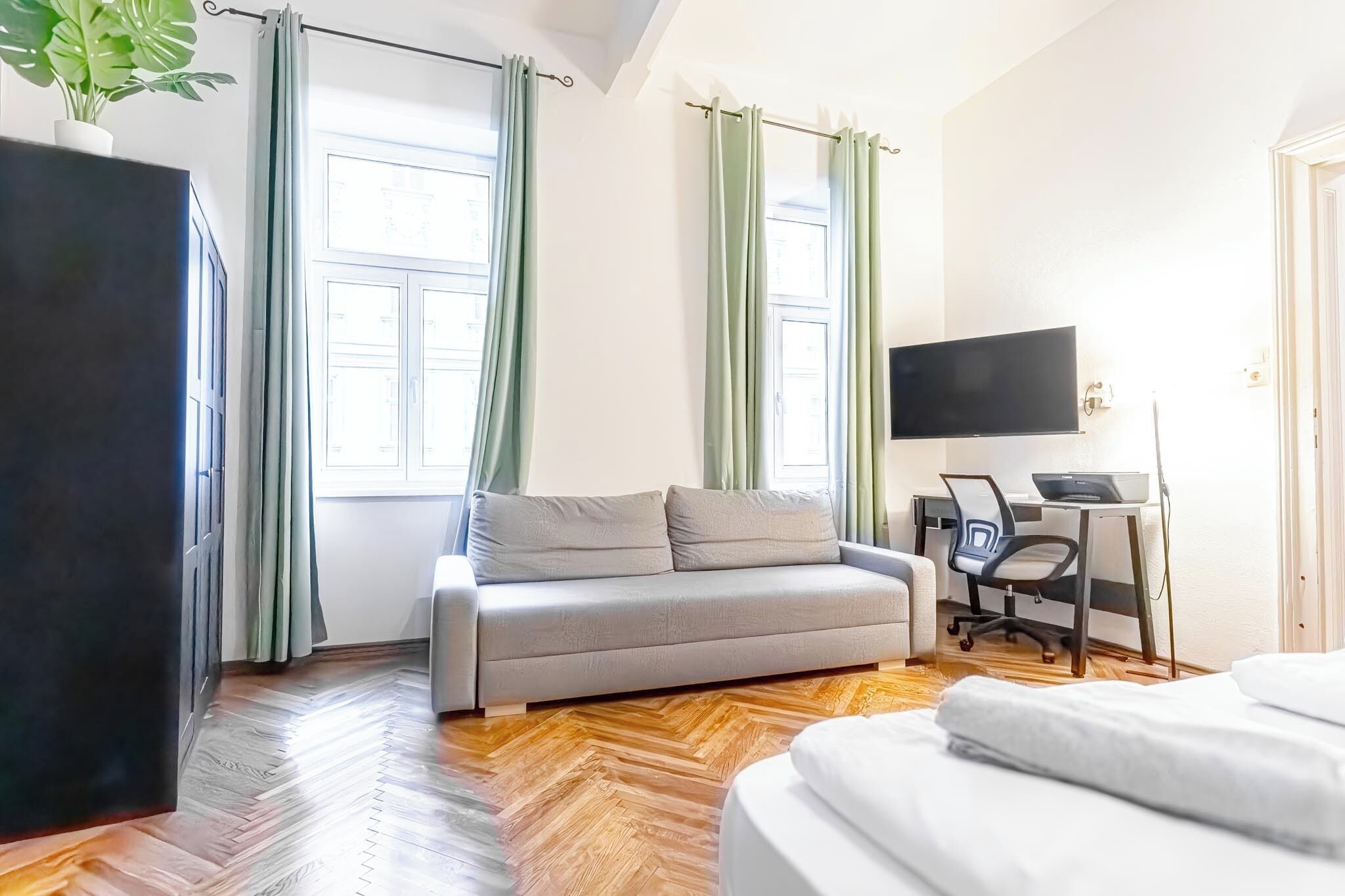 Basic-Apartment | Ausblick vom Zimmer