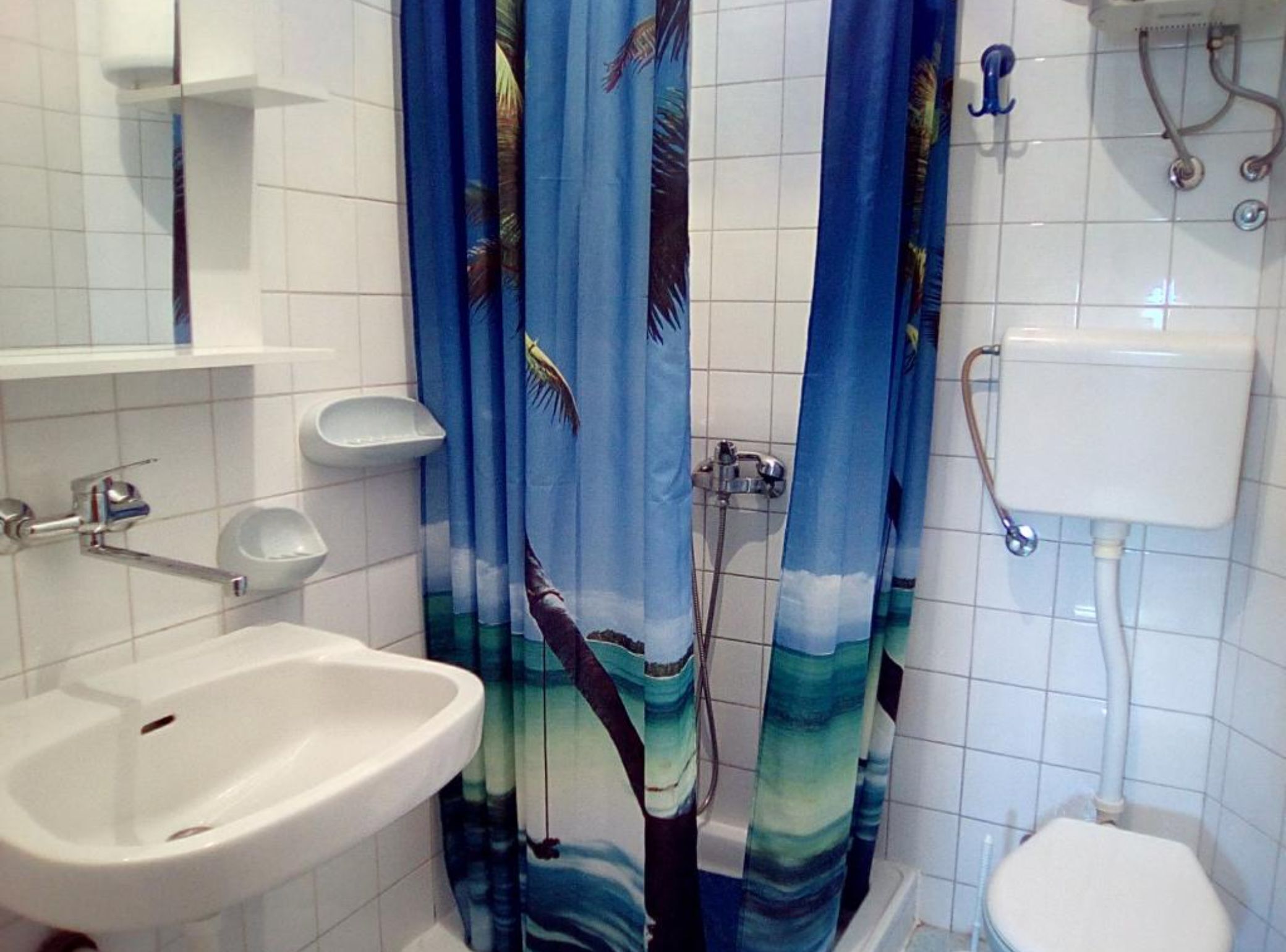 Apartment (One Bedroom Apartment Upper) | Bathroom | Shower, towels