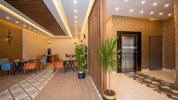 Daily buffet breakfast (EUR 15 per person)