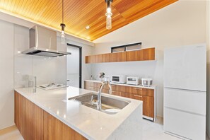 Deluxe Apartment, Balcony, Partial Ocean View | Private kitchen - Zushi Beach Terrace  (Zushi)