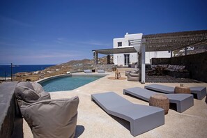 Terrace/patio - Villa Cornelia 1 with sea view - My Rental homes (Mykonos)