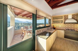Superior Villa, 2 Bedrooms, Private Pool, Pool View | Private kitchen - SunKeramos Retreat (Apokoronas)