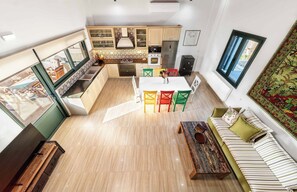 Superior Villa, 2 Bedrooms, Private Pool, Pool View | Private kitchen | Full-size fridge, oven, stovetop, toaster - SunKeramos Retreat (Apokoronas)