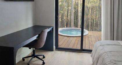 NEW 9-cabin micro-resort, Full Buy Out-private, 2 hot tubs, 2 saunas,sleeps 24