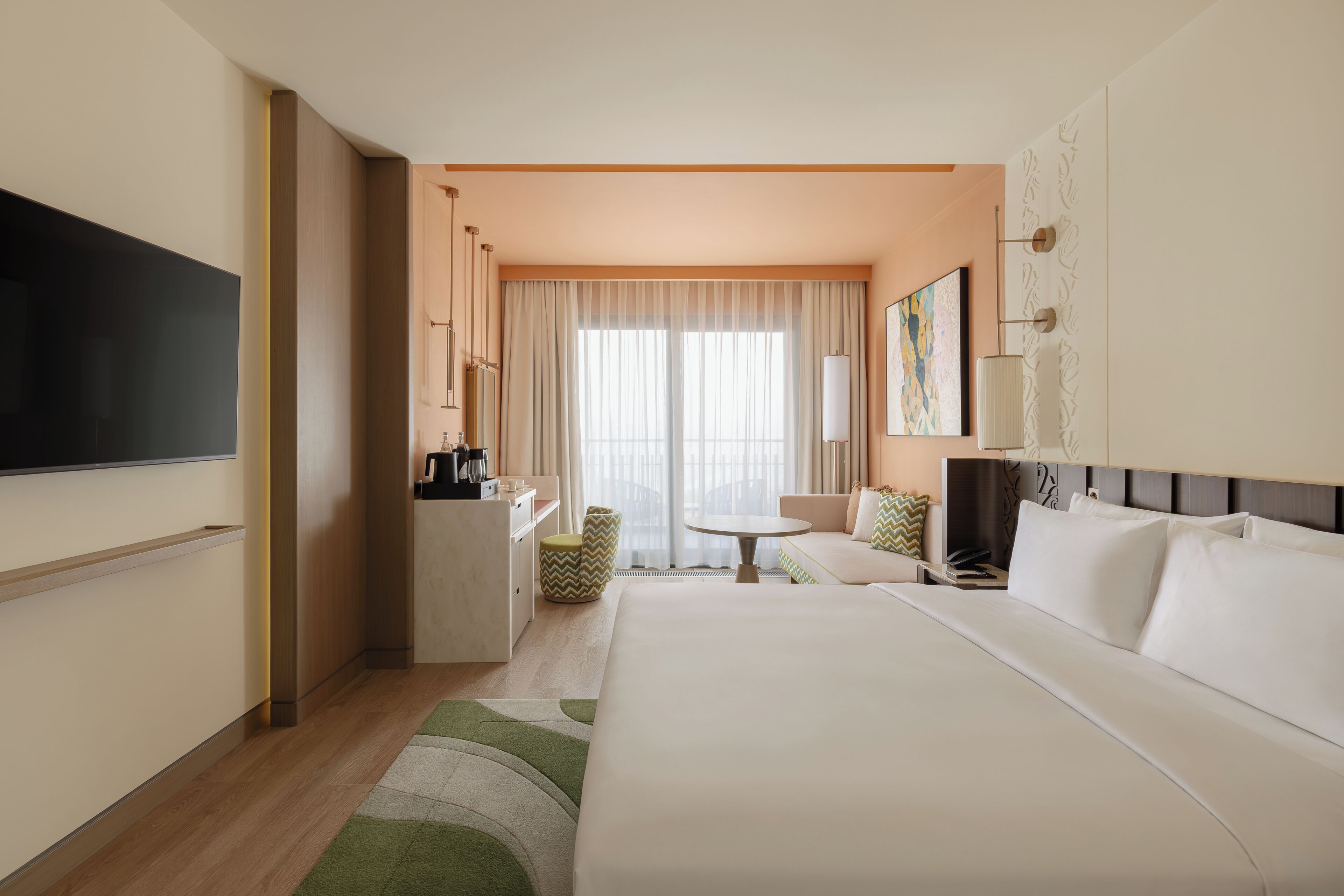 Room, 1 King Bed | In-room safe, blackout drapes, iron/ironing board