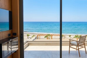 Interior - Lapis Nera Villa II - Beachfront & Free*Heated Pool (Heraklion)