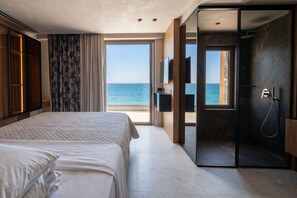 3 bedrooms, iron/ironing board, free WiFi, bed sheets - Lapis Nera Villa II - Beachfront & Free*Heated Pool (Heraklion)