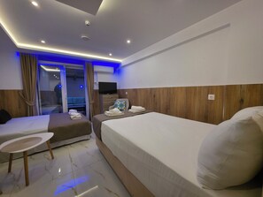 1 bedroom, Internet, bed sheets - Alexandros Deluxe Studio n. 2 (Paralia)