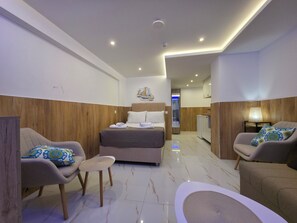 1 bedroom, Internet, bed sheets - Alexandros Deluxe Studio n. 2 (Paralia)