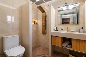 Shower, hair dryer, towels, soap - Kostas Nest (Ialisos)