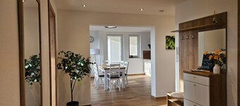 Ferienwohnung Obstgarten mit Bergblick, privater Terrasse und Wlan