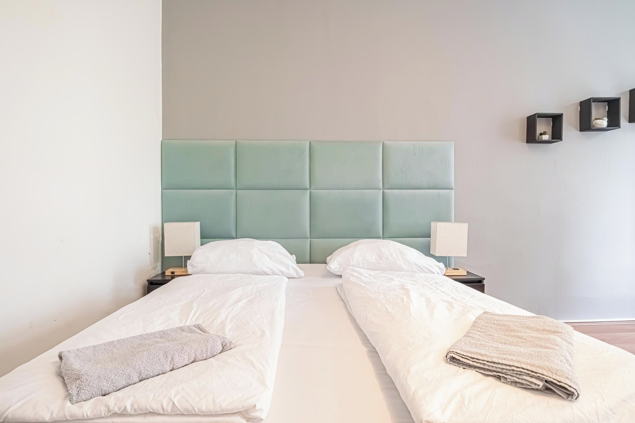 Basic Apartment | Laptop workspace, iron/ironing board, free WiFi