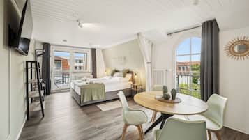 2 Schlafzimmer, Schreibtisch, Bügeleisen/Bügelbrett, Reisekinderbett