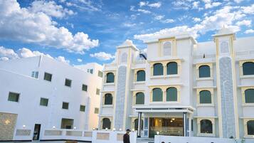 Overnatningsstedets facade