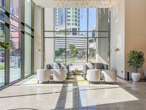 Interior - Elegant Studio with Iconic Burj Khalifa Views (Dubai)
