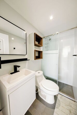 淋浴设施、毛巾、卫生纸