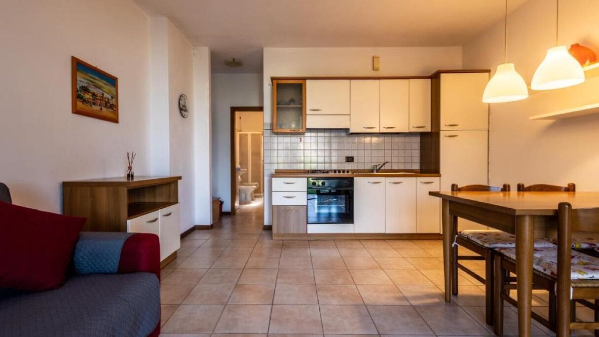Appartement, vue lac | Coin séjour