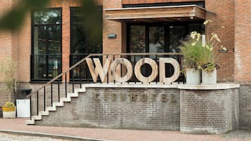 Voorkant van accommodatie