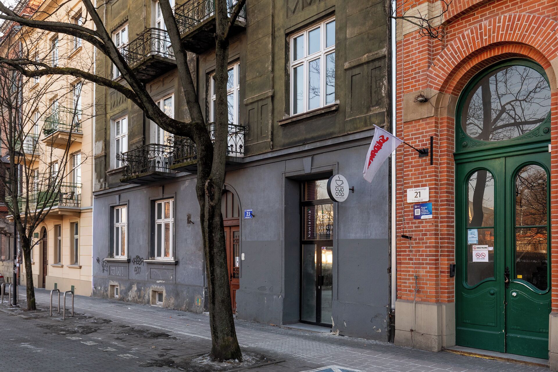 Facciata della struttura