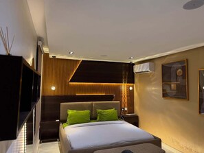 Economy Room, Balcony, City View | Desk, laptop workspace, blackout drapes, soundproofing - Cradle Hotel  (Owerri)
