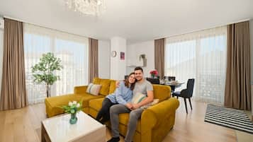 Family Apartment, 3 Bedrooms, Garden View | Pillowtop beds, individually decorated, individually furnished