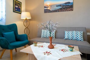 Living area - Mare Blu 2 on the beach (Gennadi)