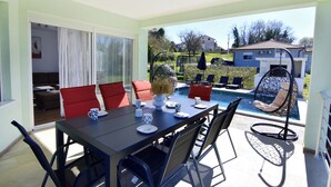 Villa, 3 Bedrooms, Private Pool, Garden View | Outdoor dining - Comfortable Holiday Home With Pool (Buje)