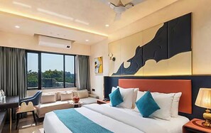 Premium Room | Premium bedding, down comforters, memory foam beds, in-room safe - Skyearth Hotel (Indore)