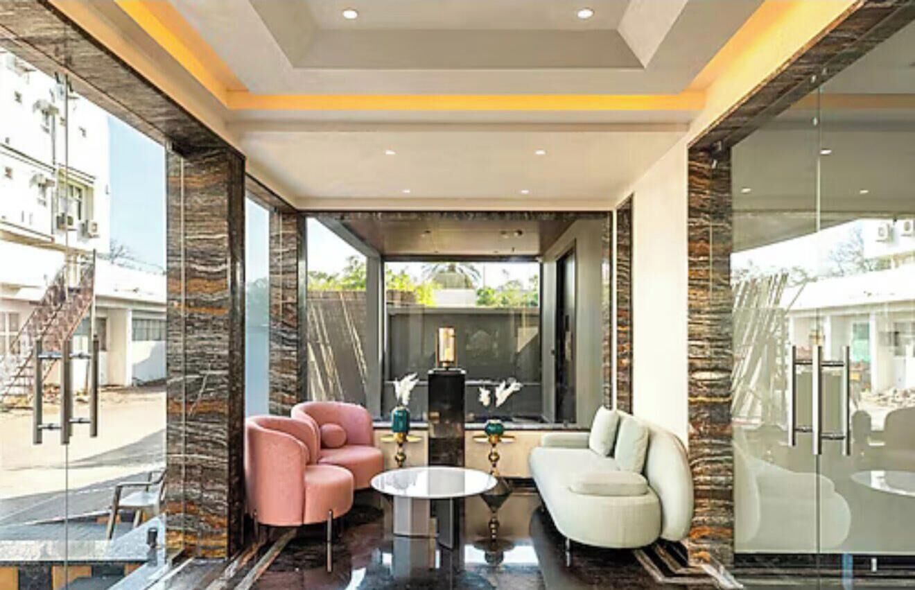 Lobby sitting area