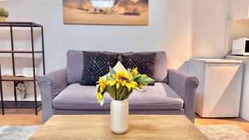 Basic Apartment, Balcony | Living area