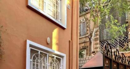 In the heart of Tana, view of the Queen's Palace, near Barea Stadium, in safety