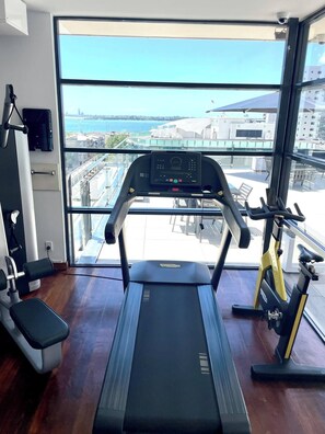 Fitness facility - Rendezvous Heritage studio with private balcony (Auckland)