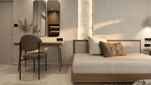 Premium bedding, minibar, in-room safe, iron/ironing board