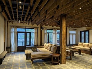 Living area - Landmark Farmhouse (Devghat)