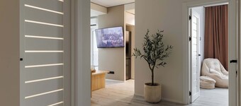 Modern 2-BR, Balcony-View Apartment with Coffee Station and more - GrandStay