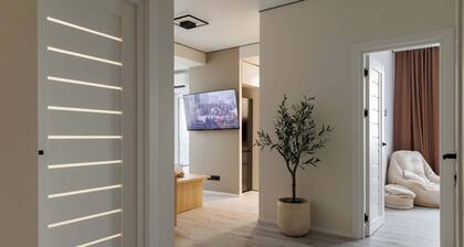 Modern 2-BR, Balcony-View Apartment with Coffee Station and more - GrandStay