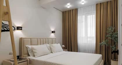 Modern 2-BR, Balcony-View Apartment with Coffee Station and more - GrandStay