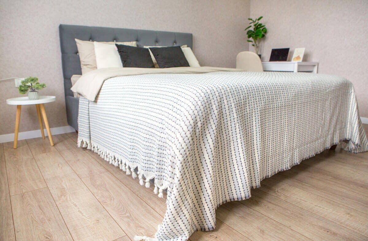 Iron/ironing board, WiFi, bed sheets