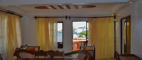 Family Apartment | Living area | 32-inch Smart TV with digital channels