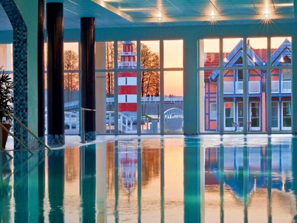 Apartment | Pool | Indoor pool, outdoor pool - Hafendorf Sunday Double Room With Lake-view (Rheinsberg)