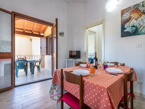 Villa, 2 Bedrooms, Patio, Garden View | Dining room - Lovely Detached Villa in Capo Comino (Siniscola)