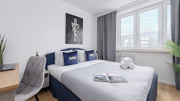 Comfort Apartment | Blackout curtains, iron/ironing board, free WiFi