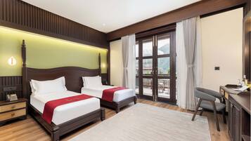 Deluxe Twin Room | 埃及棉床單、高級寢具、羽絨被、記憶床墊