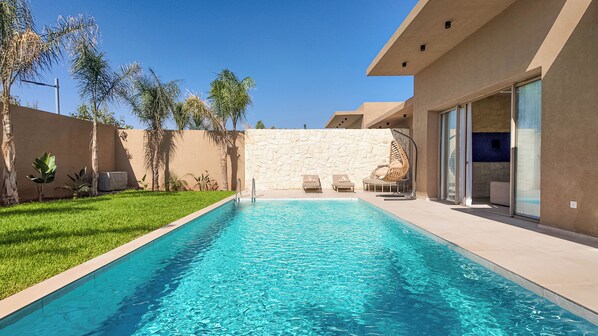 Pool - Bungalow Palmeraie-Heated swimming pool not overlooked (Marrakech)