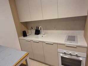 Departamento clásico | Cocina privada | Frigobar 