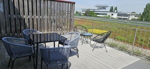 Apartamento, 1 cama de casal e sofá-cama, cozinha | Opções para refeição ao ar livre