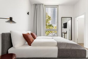 Estudio, 1 cama Queen size | Tabla de planchar con plancha y wifi gratis 